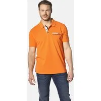 Jan Vanderstorm Poloshirt JAKOV mit Kontrast-Knopfleiste