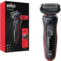 Braun Nassrasierer 51-R1000s - Rasierer - ergonomisch - wasserfest - rot