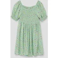 s.Oliver Minikleid Kleid Kleid mit Smock-Detail