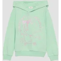 s.Oliver Sweatshirt Sweatshirt Hoodie mit Glitzerprint