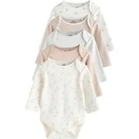Next Langarmbody Langärmelige Baby Bodysuits, 5er-Pack (5-tlg)