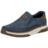 Rieker Slip-On Sneaker Slipper, Halbschuh, Freizeitsneaker mit Kontrastbesatz