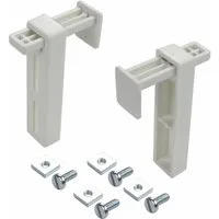 Liedeco Klemmträger Universal, Plissees, Jalousien, Rollos, (Set, 2-tlg), für Jalousien, Rollos, Plissees