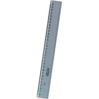 Herlitz Lineal herlitz Flachlineal, 300 mm lang, transparent, Kunststoff
