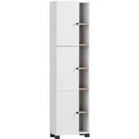 welltime Hochschrank Lugo, Hochschrank, Made in Germany, B: 45 cm Solide Verarbeitung - Dieses Produkt ist in Deutschland gefertigt