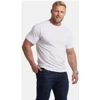 Men Plus T-Shirt T-Shirt Bauchfit Basic Halbarm