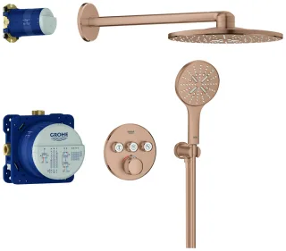 GROHE Unterputz-Duschsystem Grohtherm SmartControl 34863 THM r. Form 3 ASV warm sunset geb., 34863DL 34863DL0