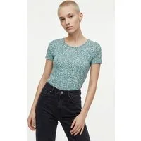 ONLY Kurzarmshirt ONLBERA BACK LACE UP S/S TOP JRS NOOS