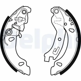 Delphi Bremsbacken hinten Fiat Panda 169