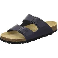 AFS-Schuhe 310050 Zweischnaller Pantolette für Herren mit Fußbett, bequeme Sandalen aus Leder