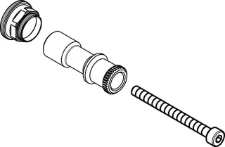 Hansgrohe Griffadapter Absperrventil , 95256000 95256000