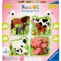Ravensburger Puzzle PuzzleUP!, Bauernhoftiere, 28 Puzzleteile, Made in Europe