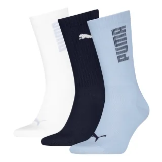 PUMA Socken "PUMA UNISEX RIB LOGO CREW SOCK" 3 Paar tlg.