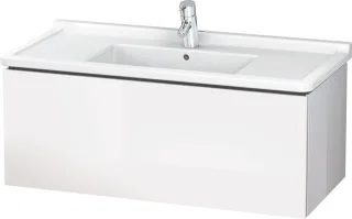 Duravit L-Cube Waschtischunterbau wandhängend Weiß Hochglanz 1020x469x408 mm - LC616602222 LC616602222