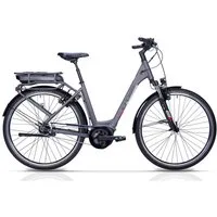 Airtracks E-Bike Cityrad 28" E-Bike Damen City Fahrrad V-Tron RACK BOSCH ACTIVE LINE, 7 Gang SHIMANO NEXUS 7 mit Rücktrittbremse Schaltwerk, Nabenschaltung, Mittelmotor, 400 Wh, WAVE Trekking Fahrrad Tiefeinsteiger Low Step 45 50 55cm