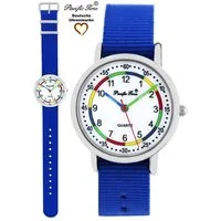 Pacific Time Quarzuhr Kinder Armbanduhr First Lernuhr Wechselarmband, Mix und Match Design - Gratis Versand
