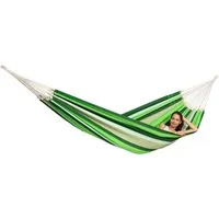 Amazonas Hängematte XXL Paradiso (Liegefläche ca. 250 x 175 cm, Belastbarkeit max. 200 kg), Handgefertigt, aus recycelten Materialien