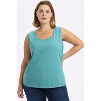 Sheego Shirttop Doppelpack Tops Ärmellos (2-tlg)