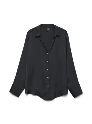 VERO MODA - VMSOMMER LS SHIRT WVN NOOS Black - Gr. - M