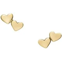 Fossil Paar Ohrstecker Schmuck Geschenk Metall SUTTON Herzen