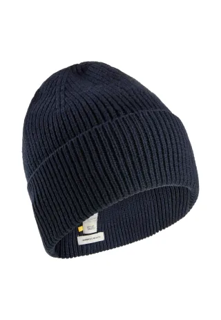 camel active - Beanie aus einem Baumwoll-Kaschmir Mix dark blue - Gr. - OS