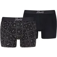 Levi's® Boxershorts LEVIS MEN BANDANA AOP BOXER BRIEF 2P (2er Pack)