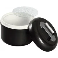 Fuchs Gastronomiebedarf Eiswürfelbehälter Eiswürfelbehälter Eiswürfeleimer 2,5L mit Thermo Spezial Isolierung, Kunststoff, (3-tlg), Thermobehälter Eiswürfeleimer mit Deckel