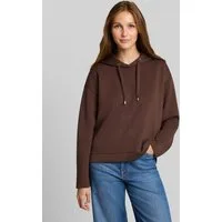 TOM TAILOR Denim Sweatshirt Strick & Sweatshirts Loose Fit Scuba Hoodie Sweatshirt mit Stickerei