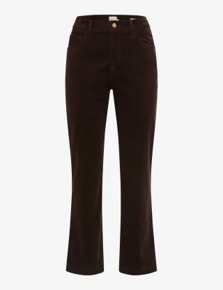 Brax Damen Cordhose Style MAY S BRUNETTE, dunkelbraun, Gr. 34L