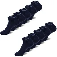TEXEMP Sneakersocken 10 Paar Sneaker Socken Damen & Herren Baumwolle Freizeit Sport Kurz (Packung, 10-Paar, 10 Paar) Robust & Langlebig