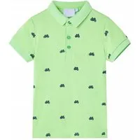 vidaXL Poloshirt Kinder-Poloshirt Neongrün 116