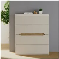 FORTE Hochkommode, B/H/T 95,1/114,7/41,5 cm Hochkommode ohne Griffe