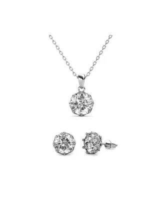 Lilienset - Silber und Kristall