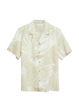 s.Oliver Red Label - Hemd beige/weiß - Gr. - S