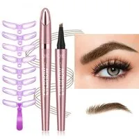 DEBAIJIA Augenbrauen-Stift Augenbrauenstift Natürlich Long Lasting Eyebrow Pencil