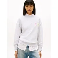 Tommy Jeans Sweatshirt TJW BXY COLOR BUBBLE CREW EXT mit Backprint, Rundhals, Boxy Fit
