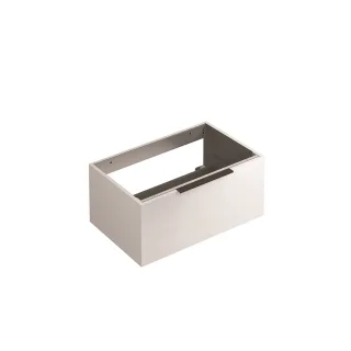 KLUDI-ICOS Wandhalter Waschtischunterschrank 80 x 50 H35 cm Mattweiß 50S8053