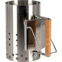 Anzündkamin XL edelstahl, 6,5 Liter