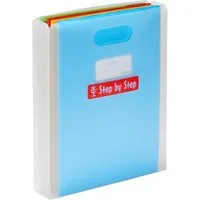 Step by Step Hefter Heftbox mit Tragegriff, transparent, bis DIN A4