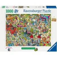 Ravensburger Puzzle Ray Nicholson: Amusement Park, 1000 Puzzleteile, Made in Germany