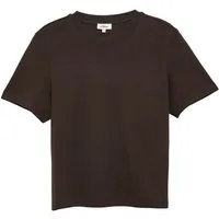 s.Oliver Kurzarmshirt T-Shirt Verkürztes T-Shirt aus Interlockjersey