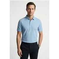 OLYMP Poloshirt aus hochwertigem Leinen, unifarben