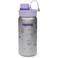 ergobag Trinkflasche Edelstahl Trinkflasche, auslaufsicher und kohlensäuregeeignet