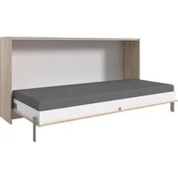 Wimex Schrankbett Juist Schrankklappbett Gästebett horizontal klappbar, 3 Liegeflächen, mit Lattenrost, Made in Germany
