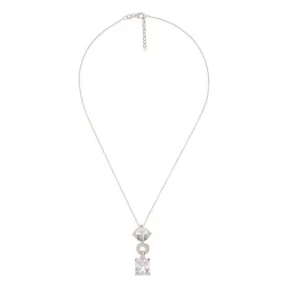 Orphelia Damen-Anhänger Sterling-Silber 925 mit Kette – Weiß ZH-4536