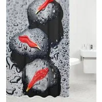 Sanilo Duschvorhang Elegance 180 x 200 cm, 100% wasserdicht, Anti-Schimmel-Effekt, hochwertige Qualität