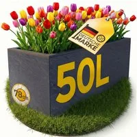 ONDIS24 Pflanzkübel Ondis24 Blumenkübel Vulkano, 50L Blumenkasten (1 St), mit cleverem Wasserspeicher am Boden
