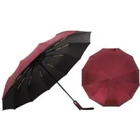 Zaewry Taschenregenschirm Regenschirm Sturmfest, Taschenschirm Groß für Herren und Damen, UV-Schutz, 12 Rippen, Automatisch Auf und Zu, Durchmesser 105 cm