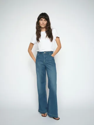 MOS MOSH - MMDara Deluxe Jeans mid blue - Gr. - 32