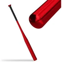 relaxdays Softballschläger Roter Baseballschläger aus Aluminium, 5 "